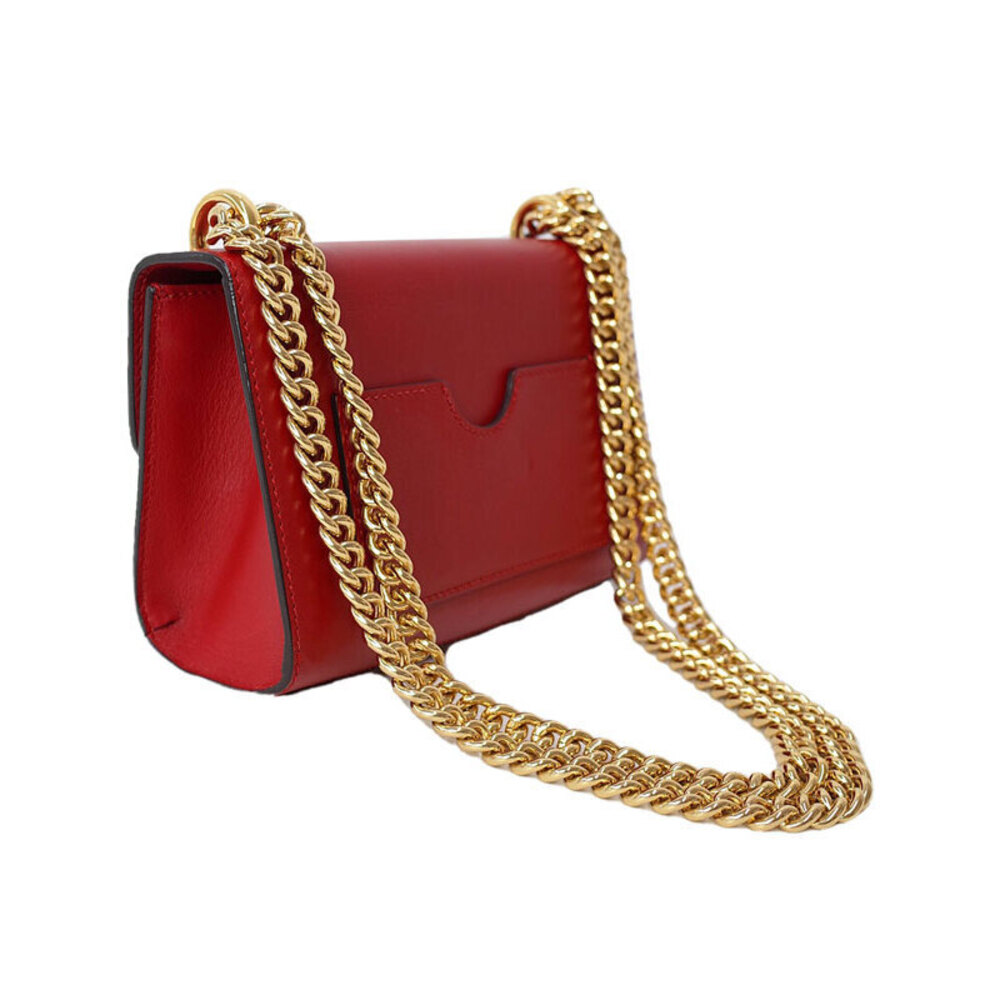 Gucci Red shoulder leather Padlock leather bag